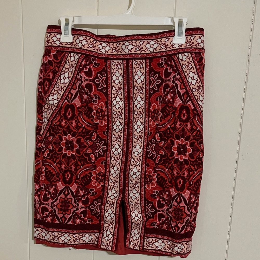 Ann Taylor Loft Woven Skirt Size 8
